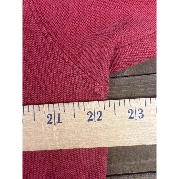 Patagonia Mens Organic Cotton Polo Shirt M Red - Picture 7 of 7